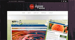 Desktop Screenshot of bpmdesigns.com