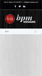 Mobile Screenshot of bpmdesigns.com